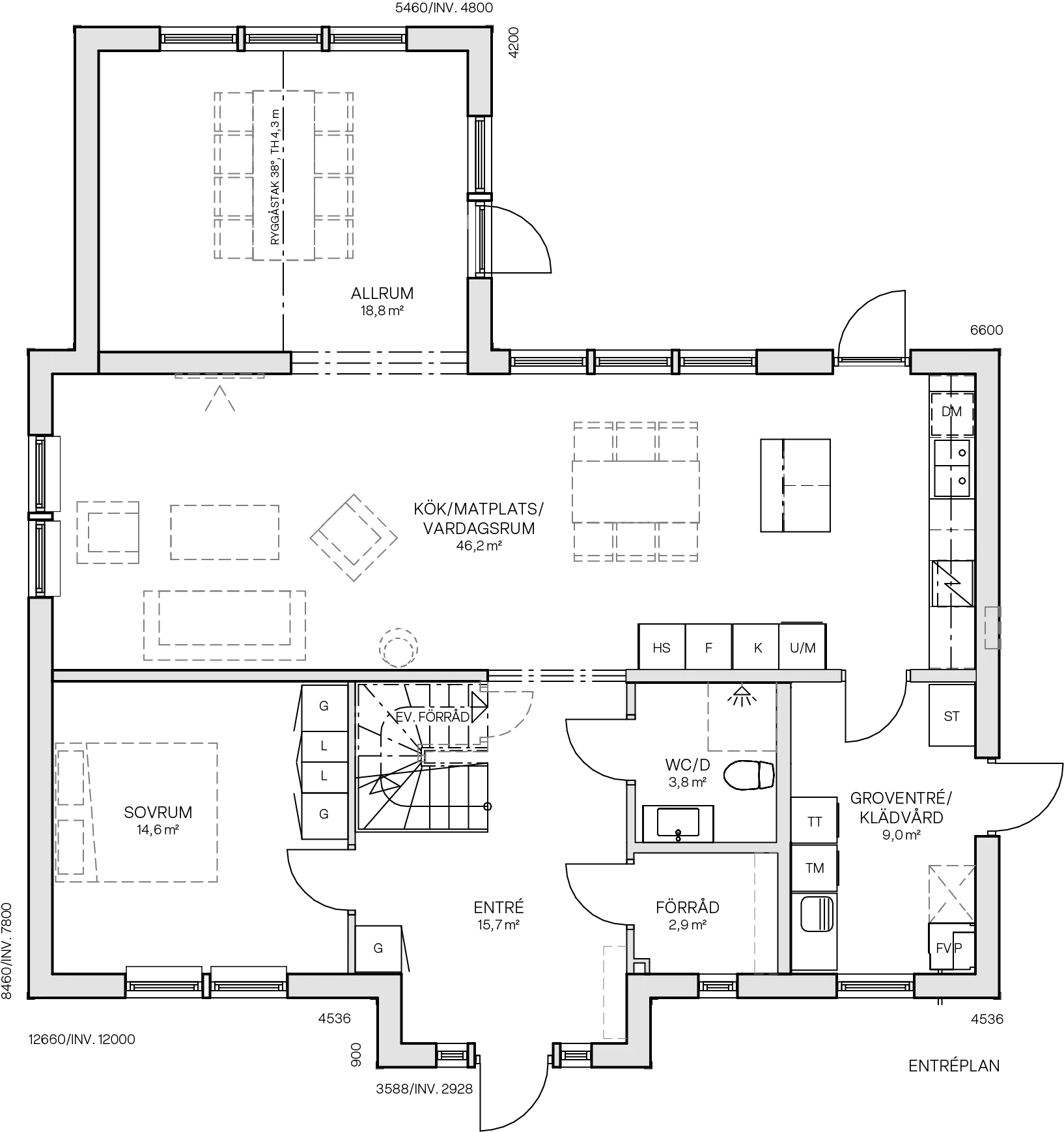 Villa Sjövik planritning