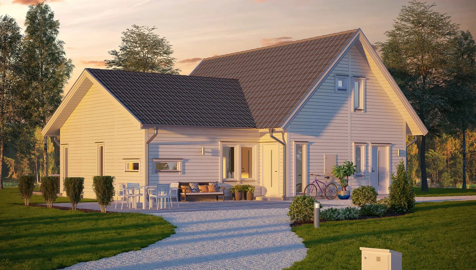 1,5-planshus spännande planlösning