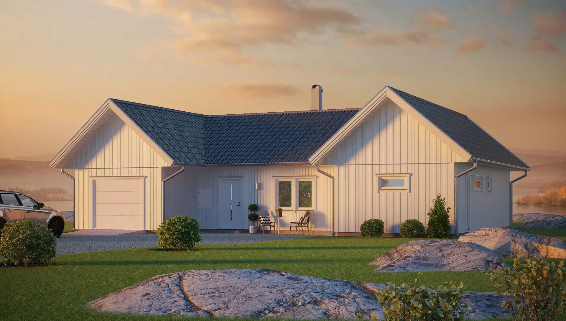 enplanshus vidbyggt garage