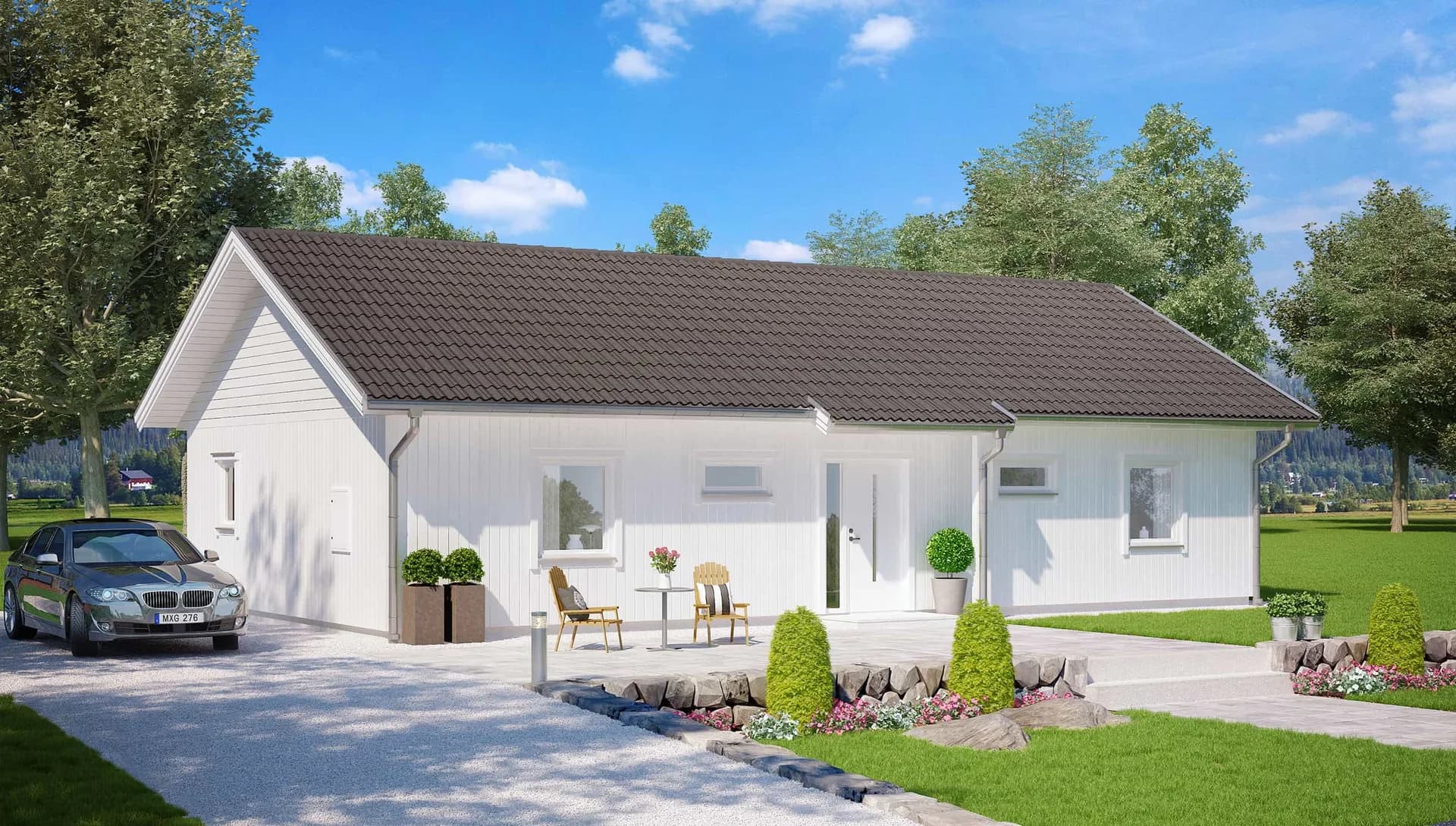 enplansvilla västkustvillan