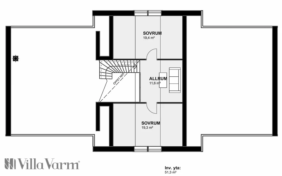 Villa Måttsund planritning 1