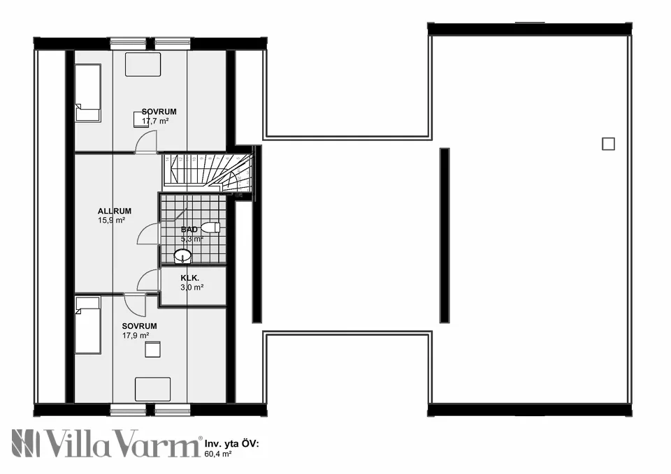 Villa Rannäs planritning 1