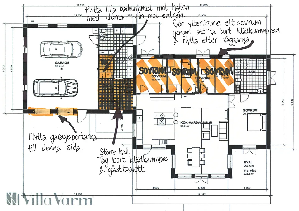 Villa Rimbo planritning 2