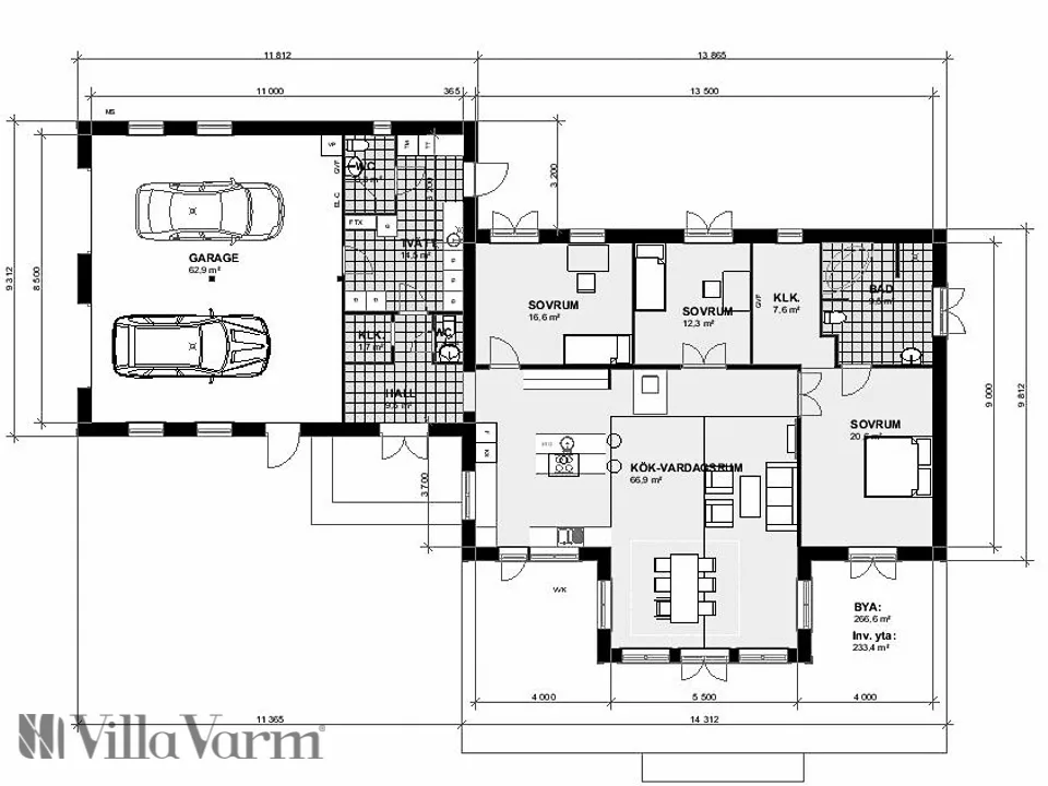 Villa Rimbo planritning 1