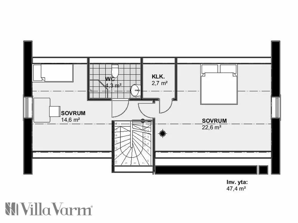 Villa Tranö planritning 1