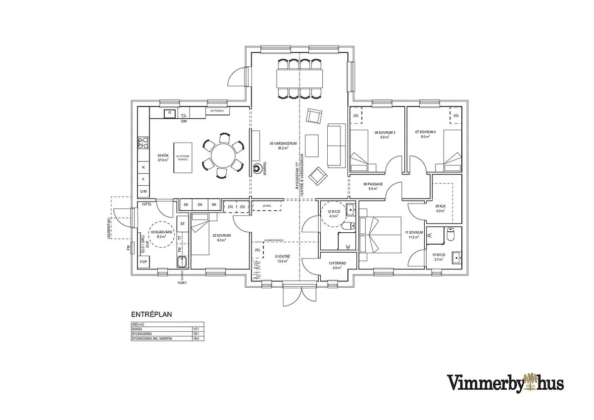 VH 147 Klassisk planritning 1