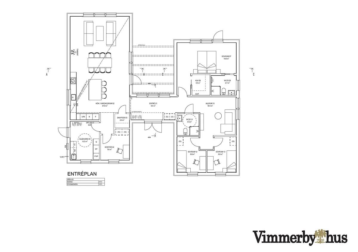 VH 161 planritning 1