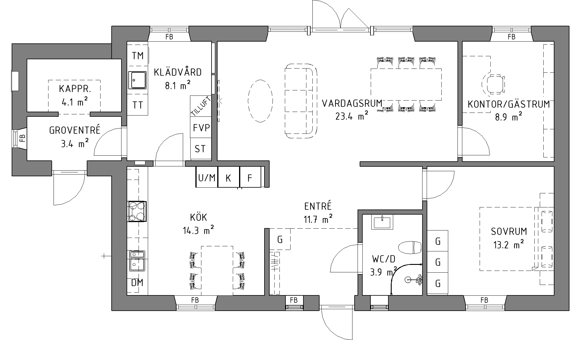 Lanthus A95 planritning 2