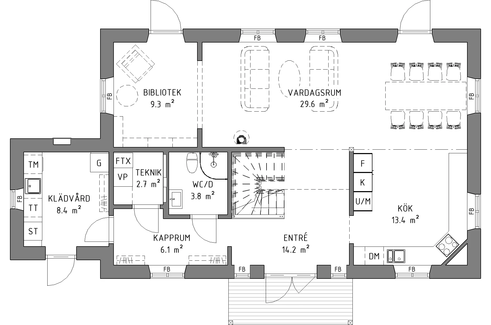 Lanthus D173 planritning 2