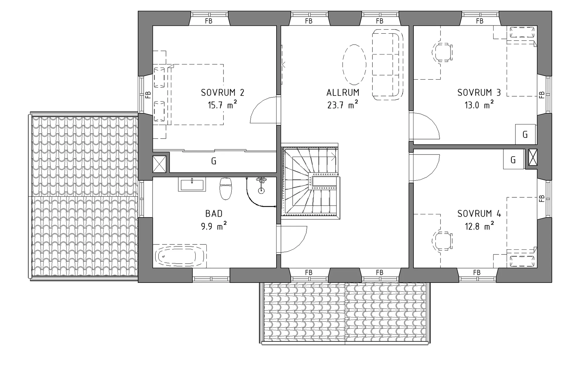 Lanthus D173 planritning 1