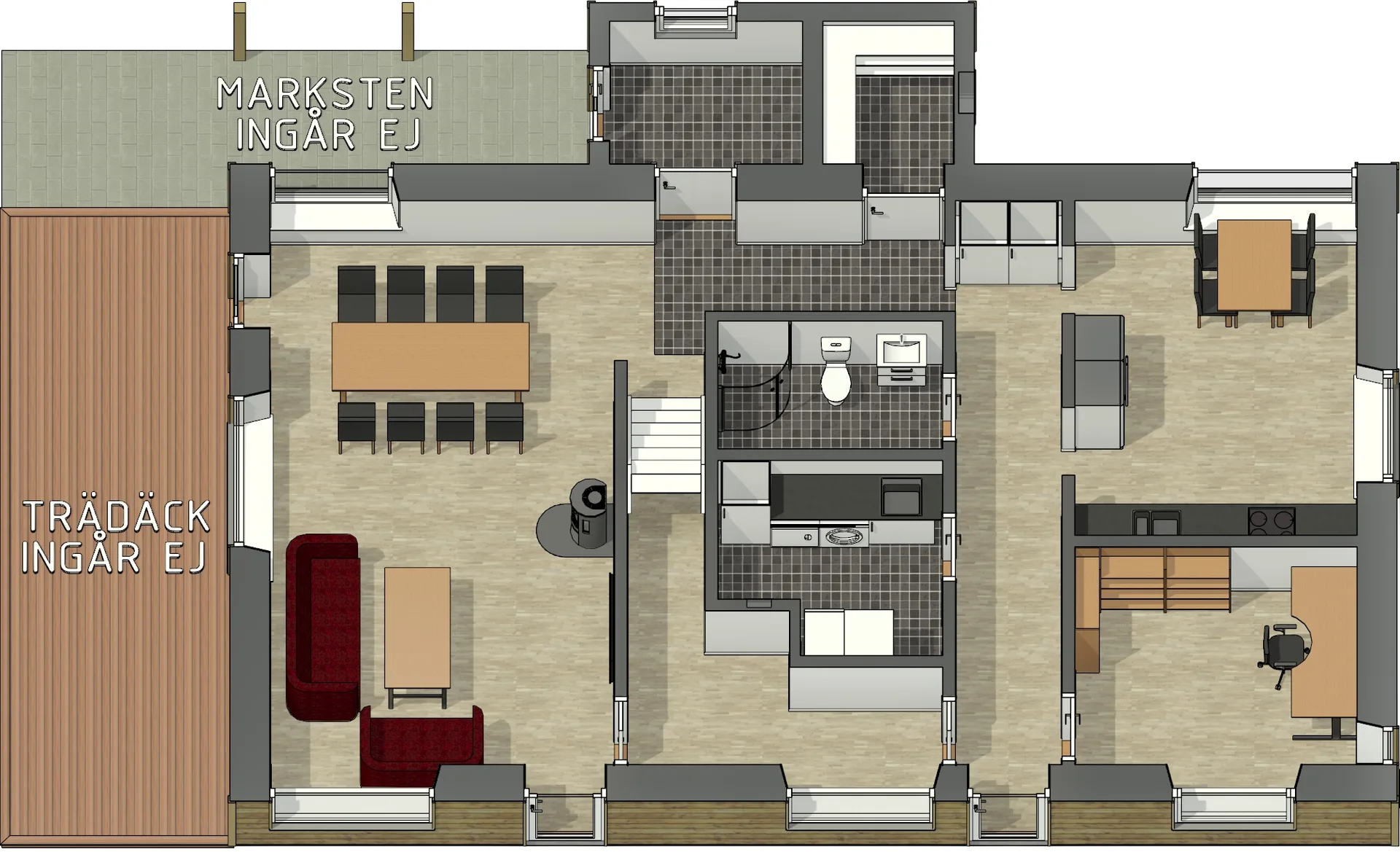 Passivhus Evert planritning 4