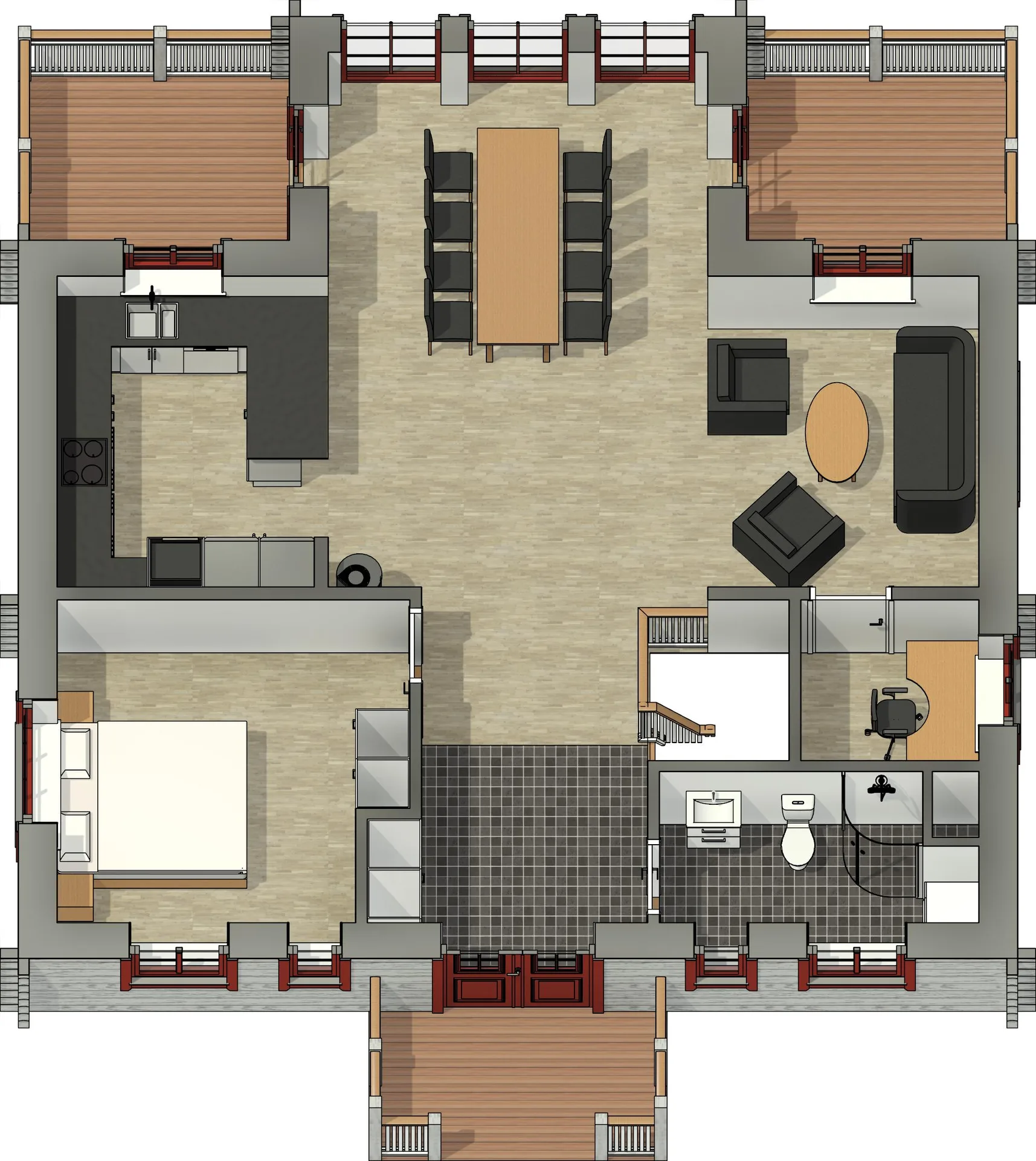 Timmerhus E182 planritning 3