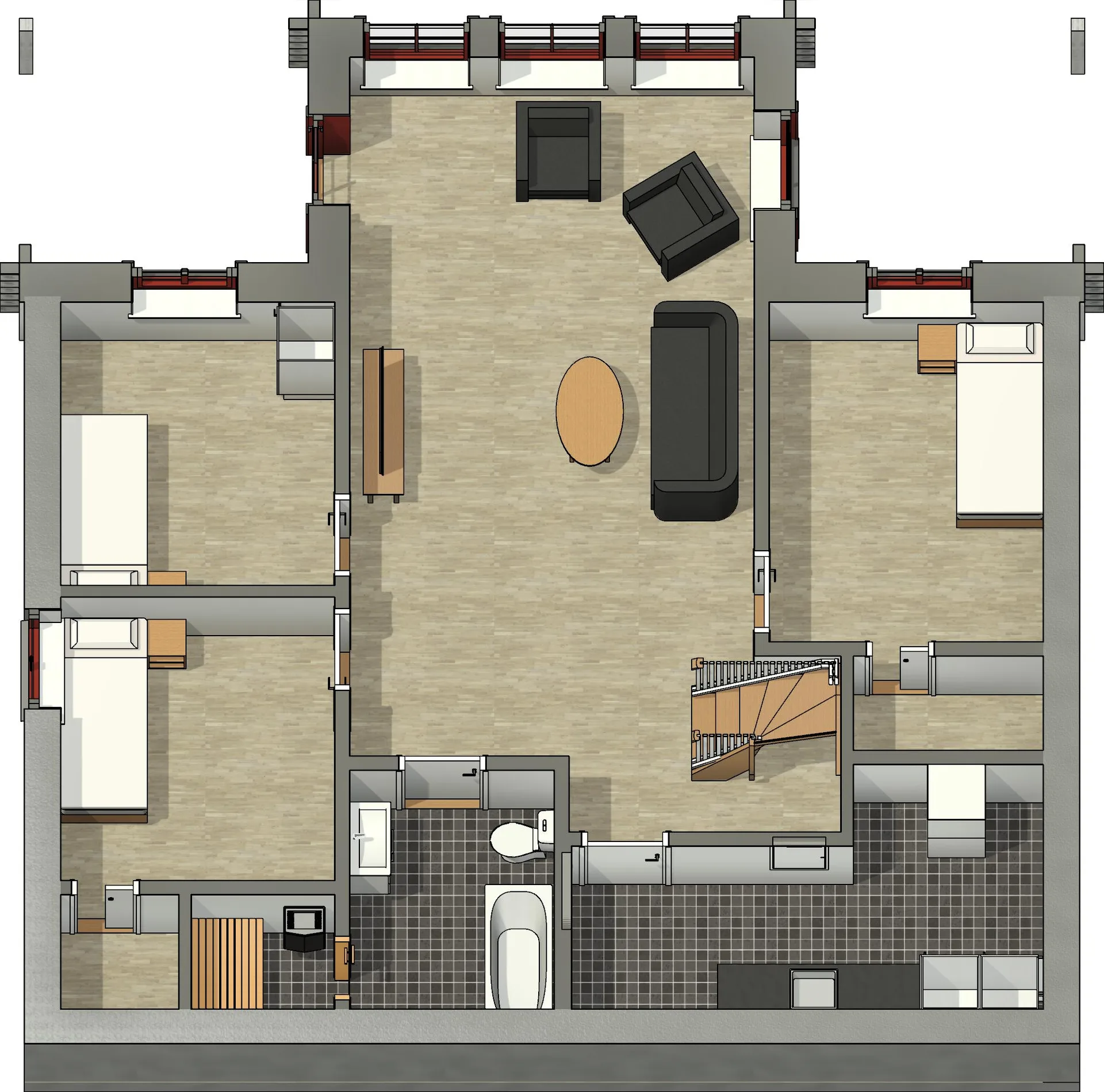 Timmerhus E182 planritning 4