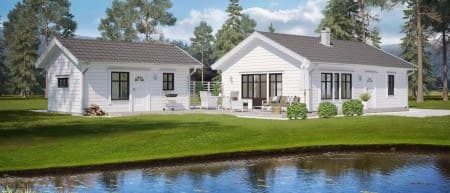 Vinga med gäststuga - Landsbrovillan