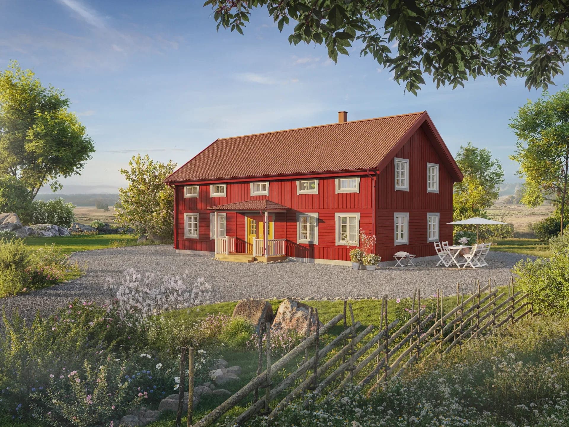 Villa Svanö 1.5-plan