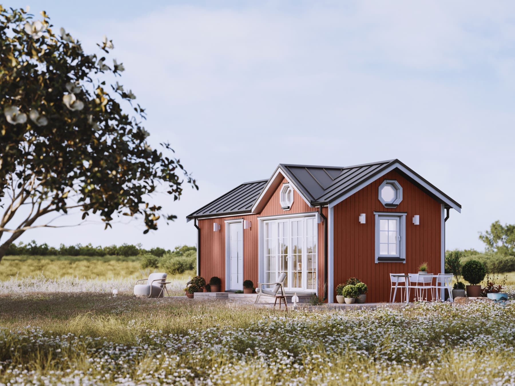 Klassisk med takkupa KV2