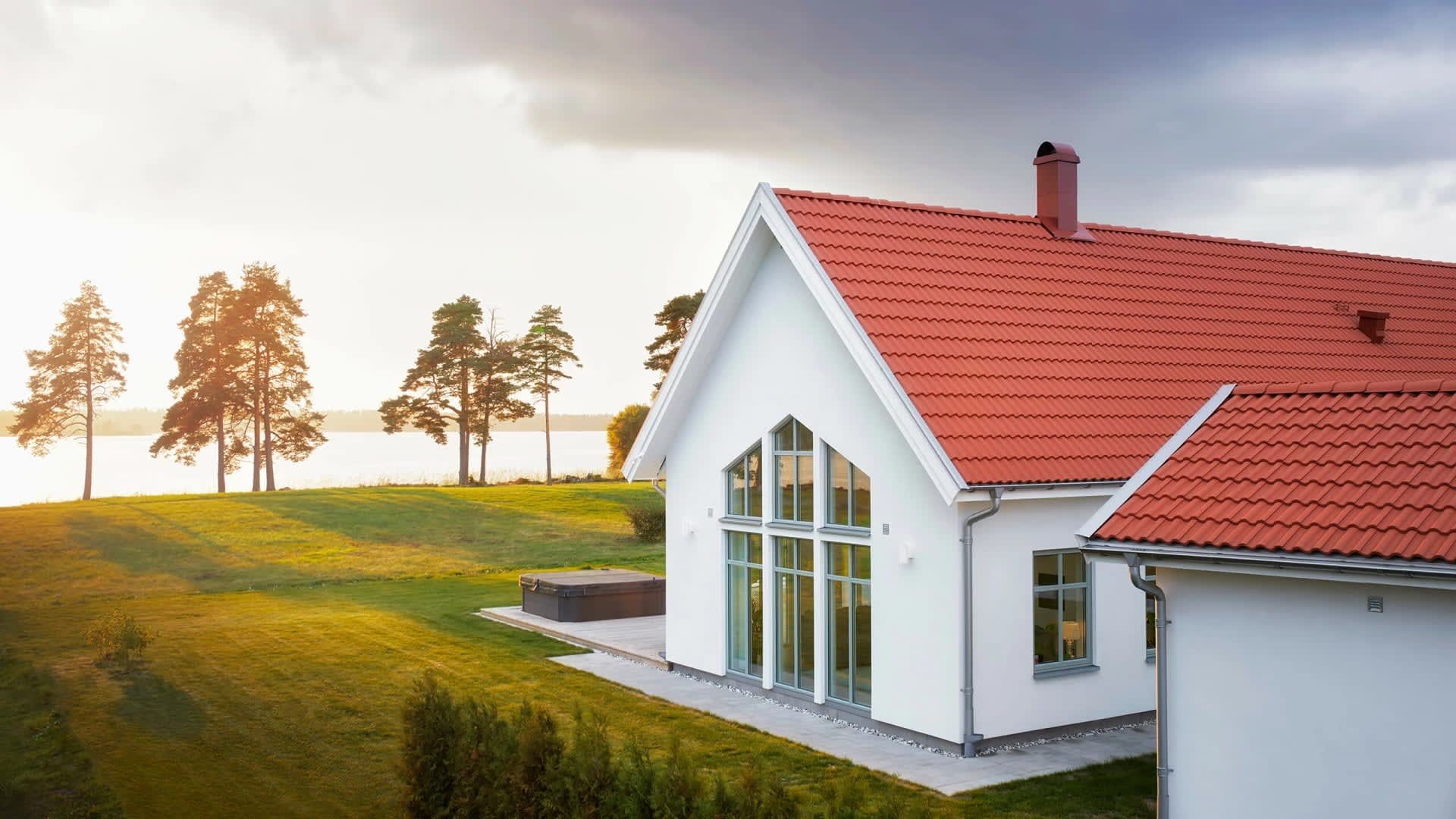 trivselhus villa österlen fasad