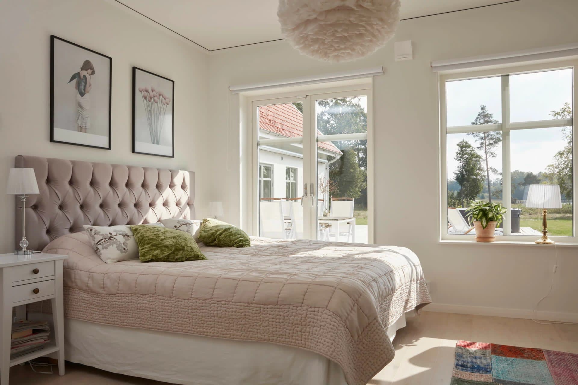 trivselhus villa österlen sovrum