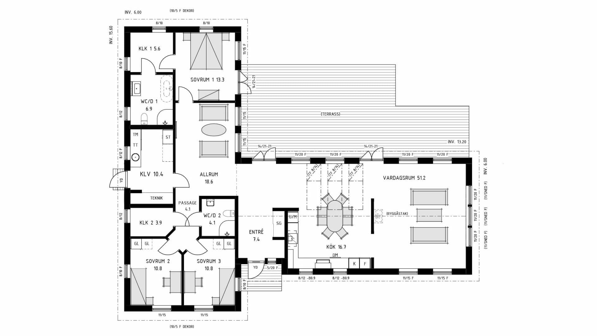 trivselhus villa österlen planlösning