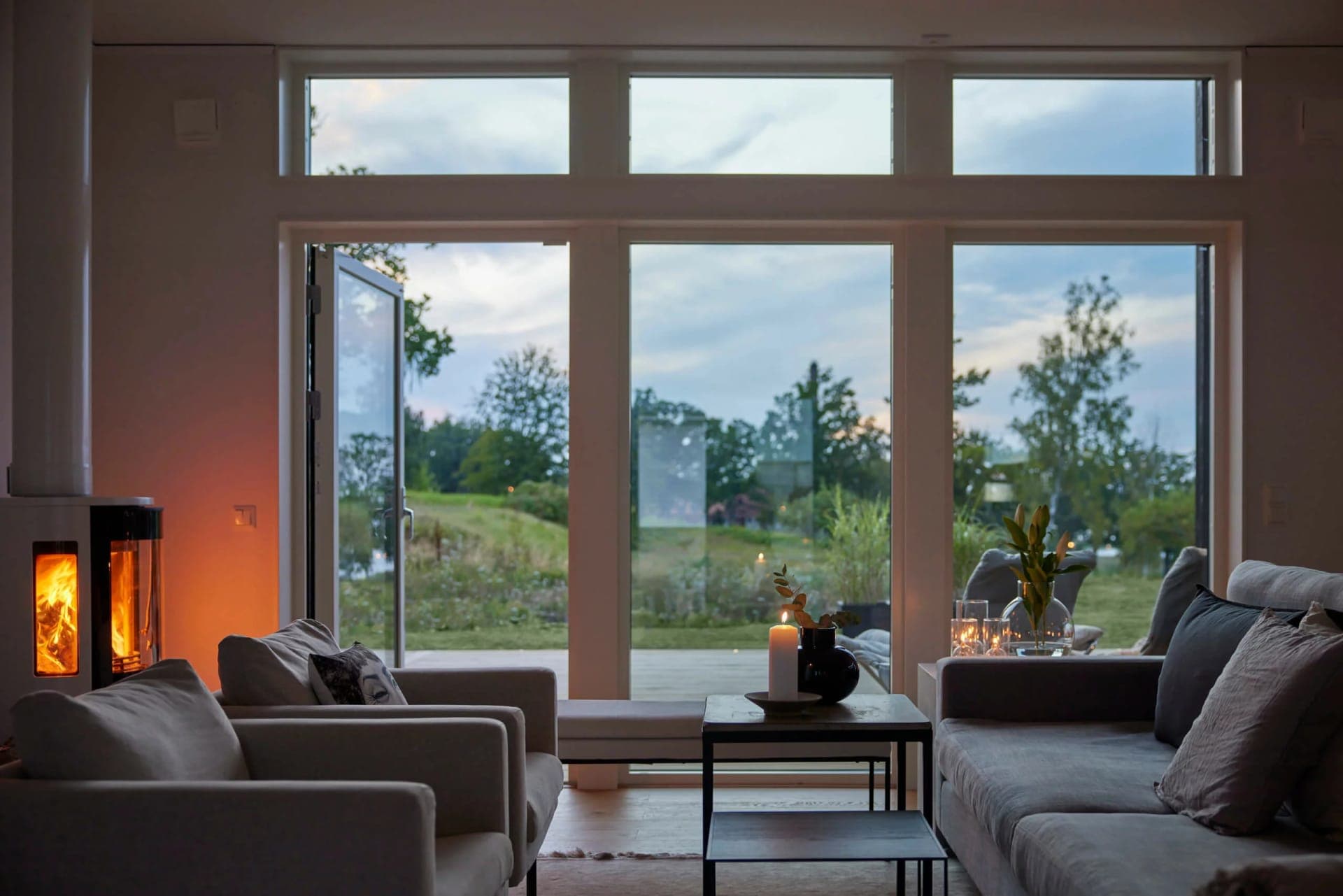 trivselhus villa östersund vardagsrum