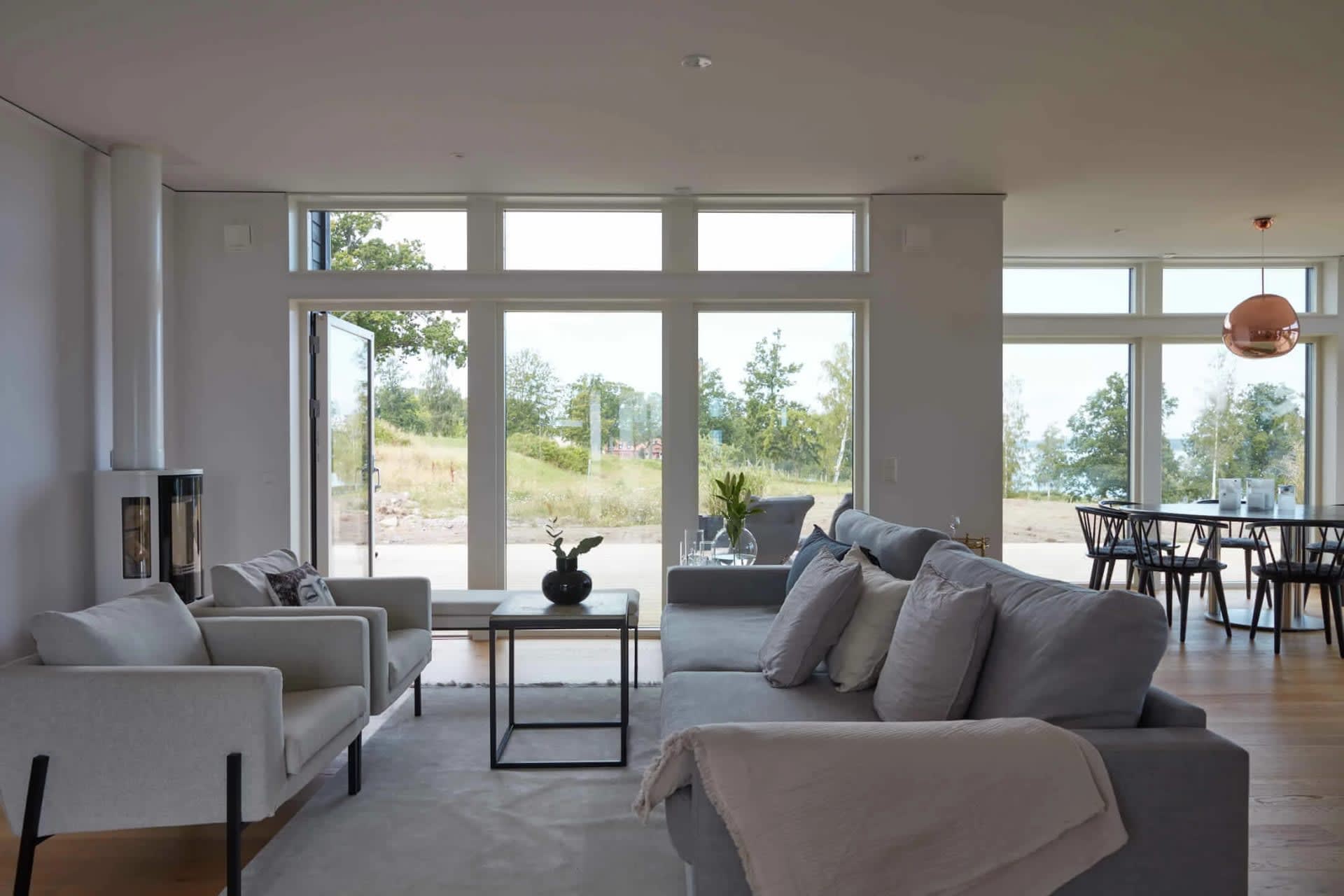trivselhus villa östersund vardagsrum
