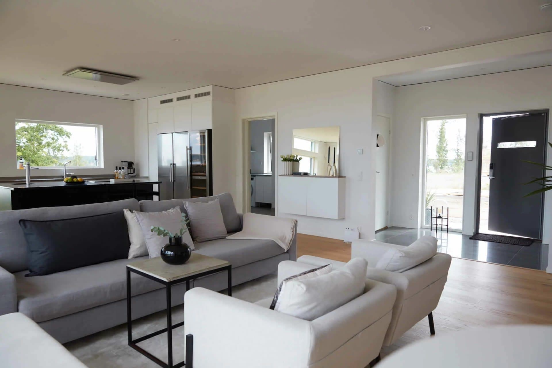 trivselhus villa östersund vardagsrum