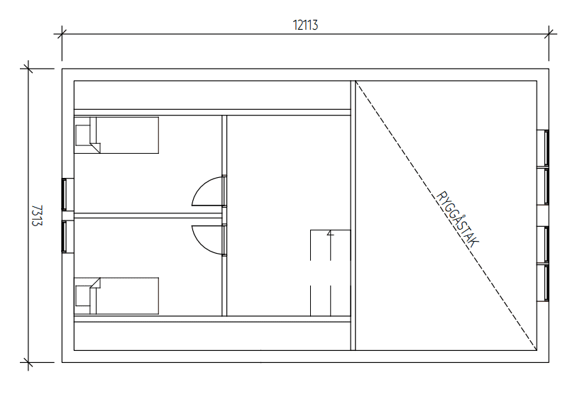 Fjällhuset planritning 1