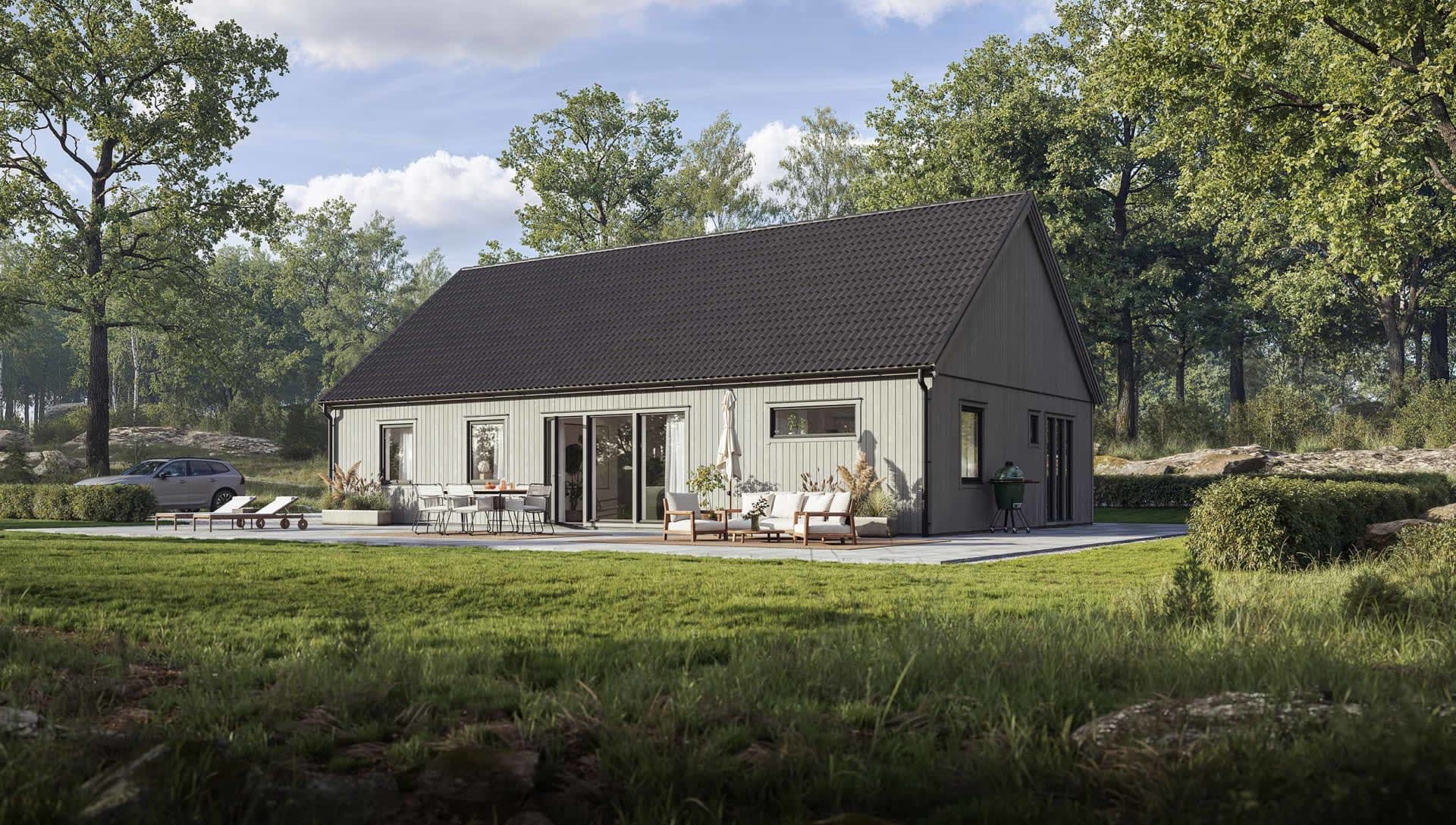 Bild på Ladhusmodellen Trubaduren 112L