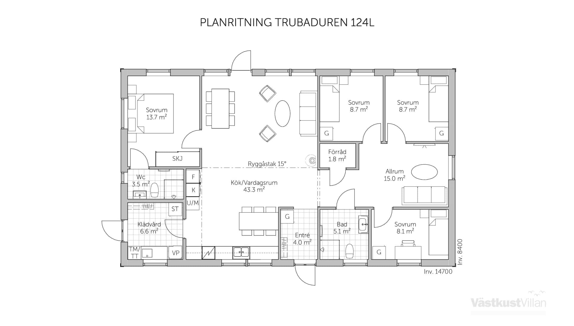 Trubaduren 124L planritning 1