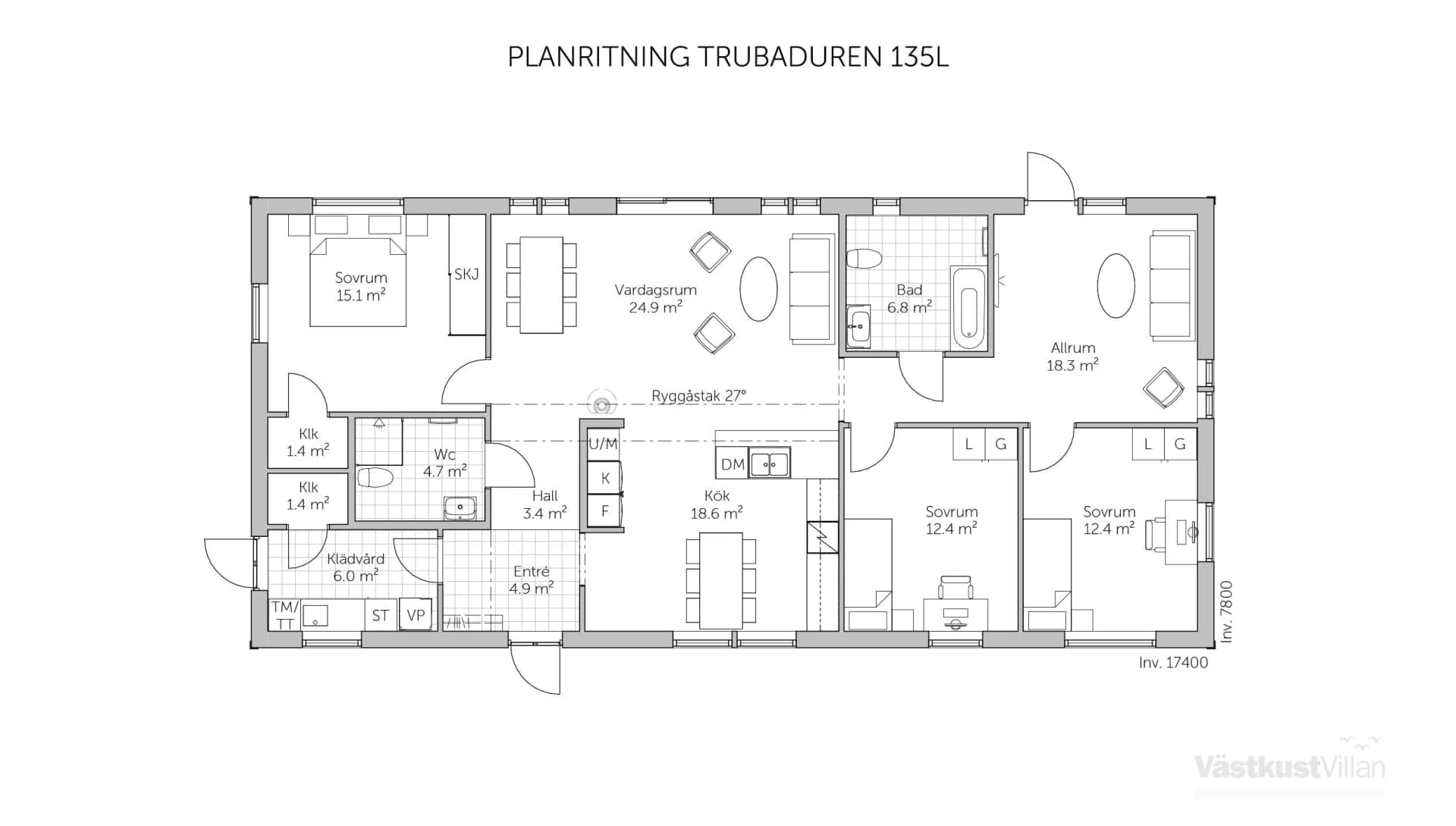 Trubaduren 135L planritning 1