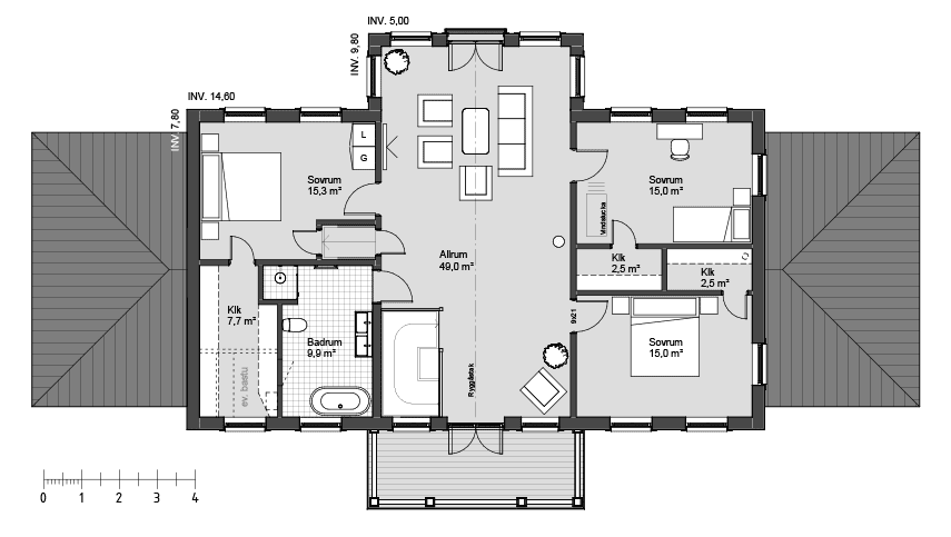Ängelund 3 planritning