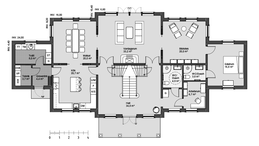 Bjursund planritning