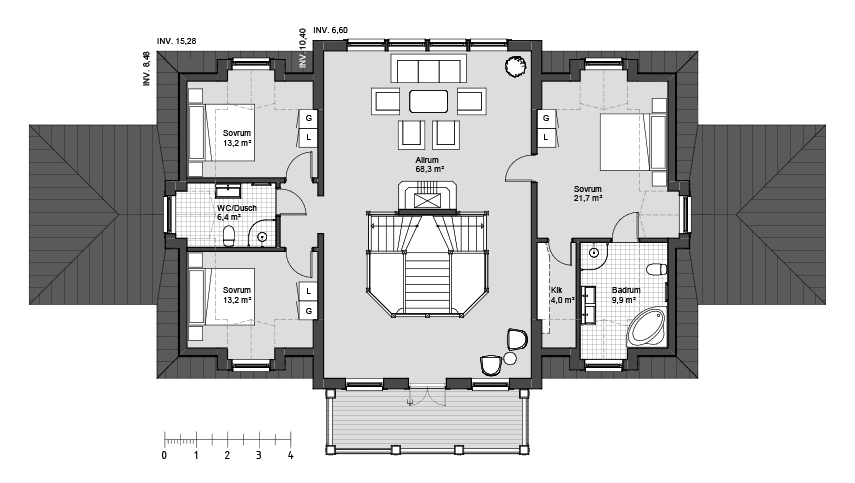 Bjursund planritning
