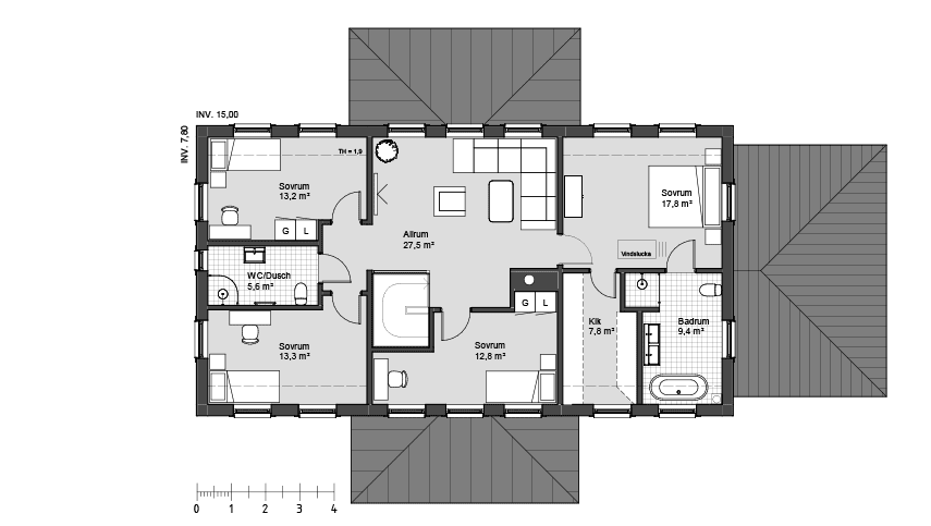 Kristineberg 1 planritning
