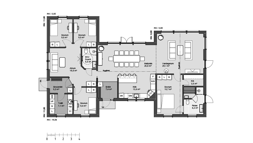 Ljunganäs 1 planritning