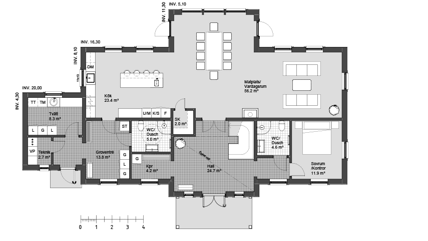 Stensnäs 1 planritning