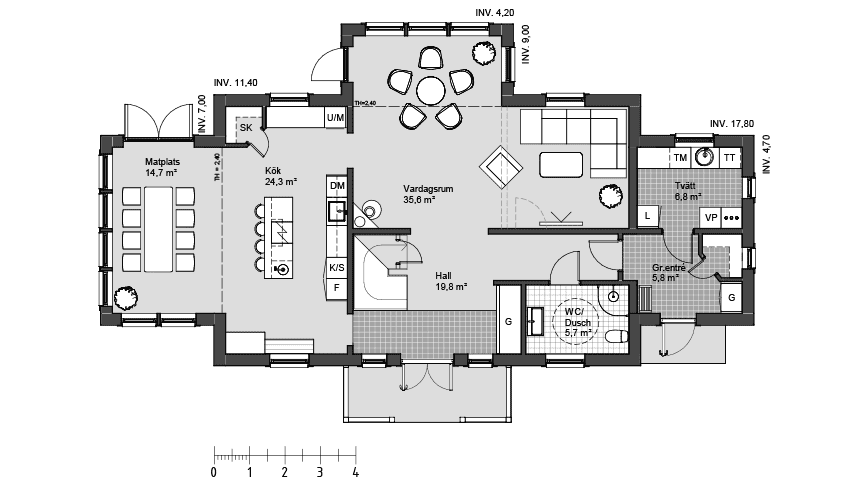 Jonsgård 1 planritning
