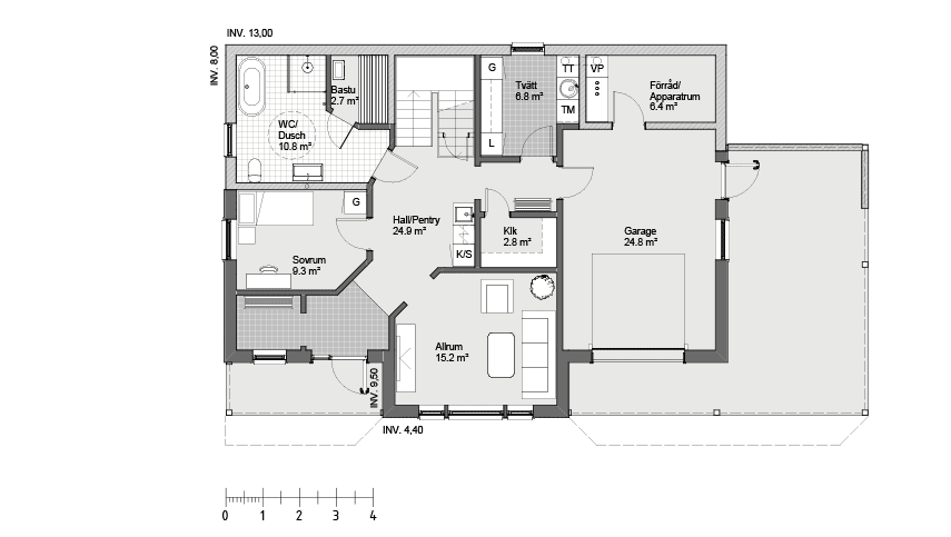 Ekhagen 1 planritning