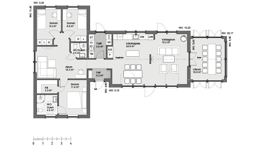 Winchester 2 planritning