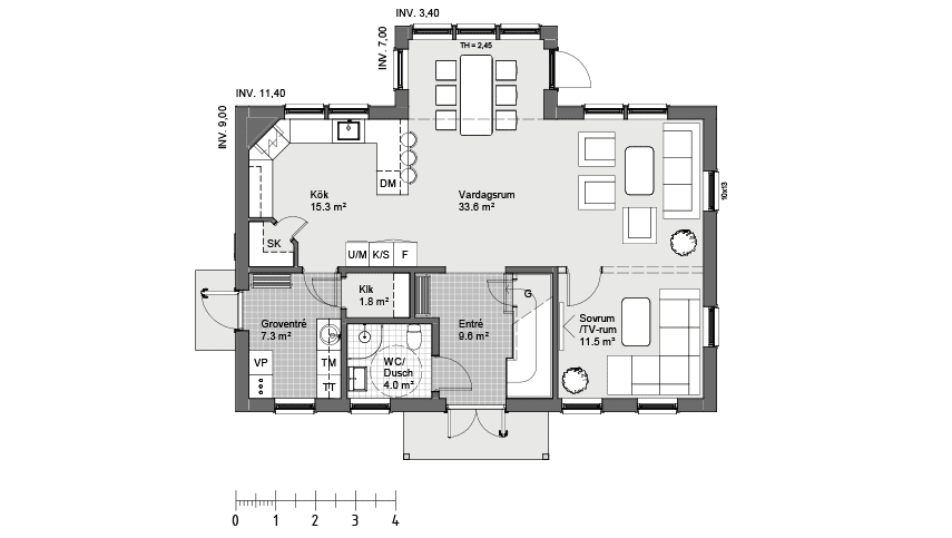 Källhaga 1 planritning