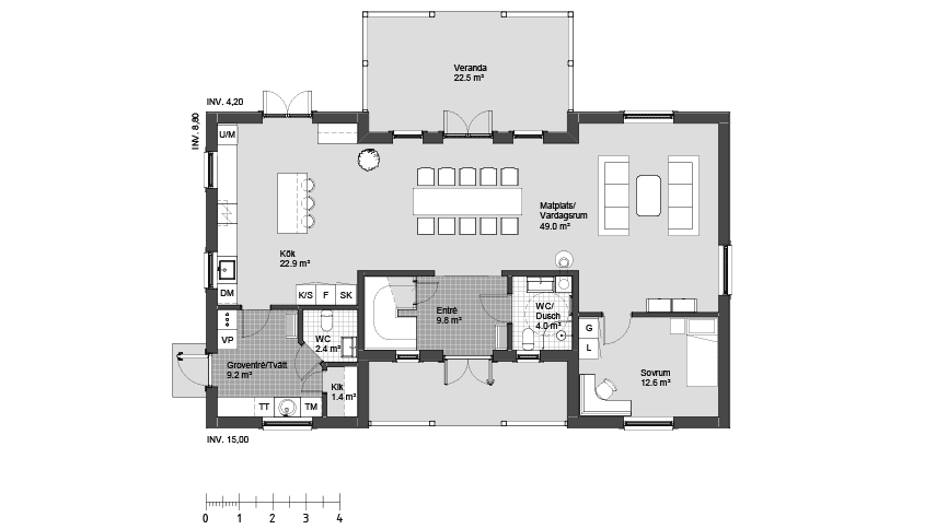 Ekliden 2 planritning