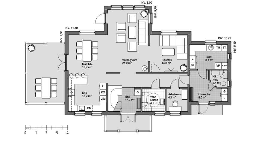 Brudbäcken 4 planritning