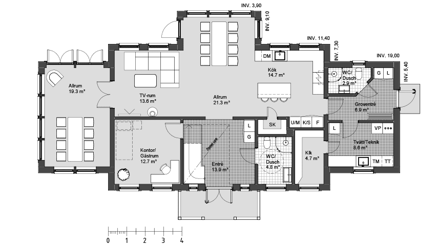 Erikslund 1 planritning