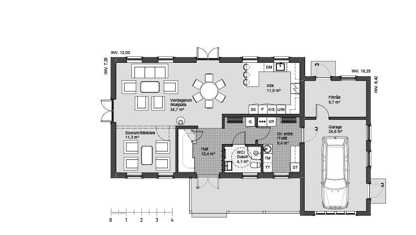 Roswell 2 planritning
