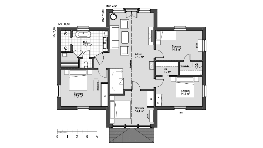 Resarö 1 planritning
