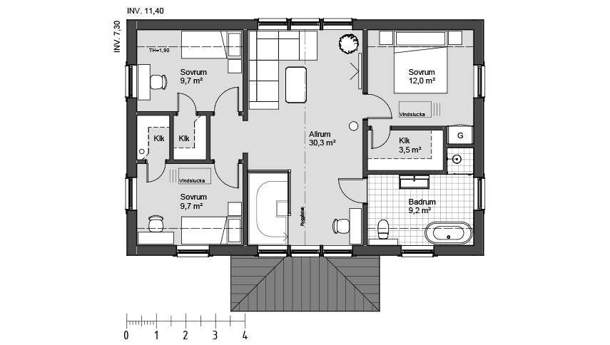 Brudbäcken 1 planritning