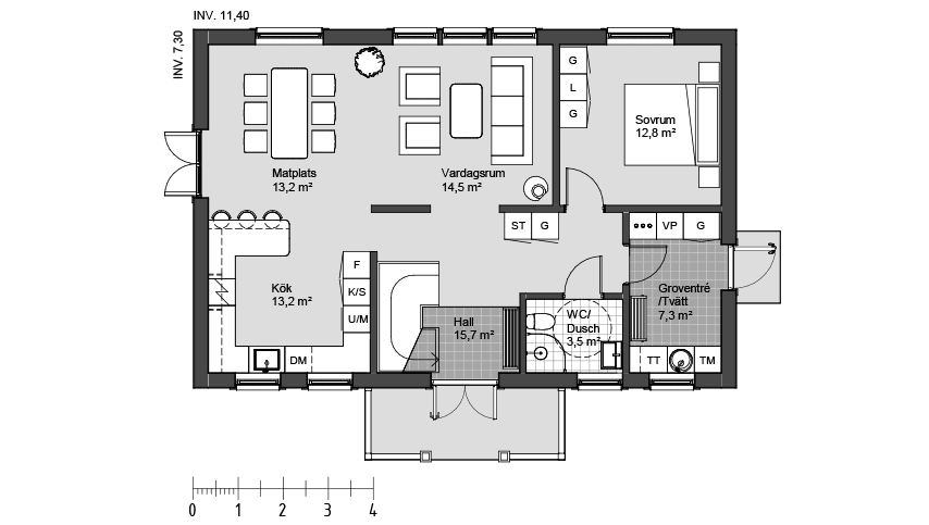Brudbäcken 1 planritning