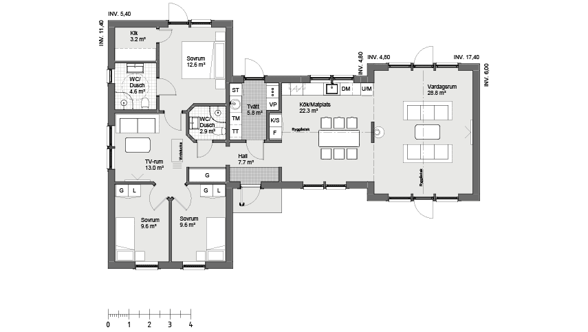 Wilton 1 planritning