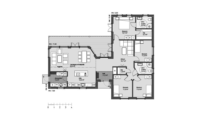 Hudson 1 planritning