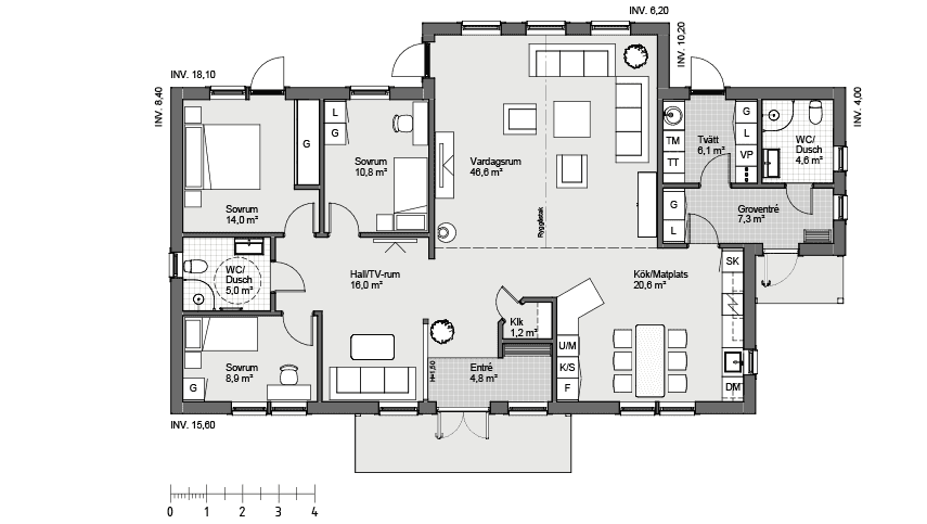 Ekerö 2 planritning